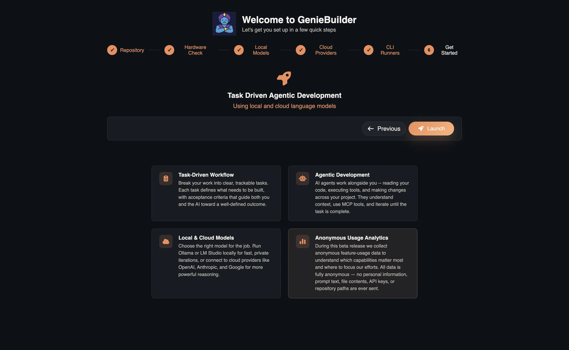 Onboarding Step 6 - Complete