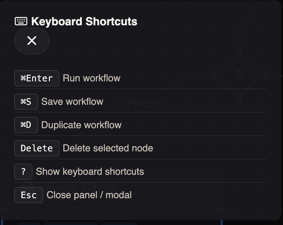 Keyboard Shortcuts